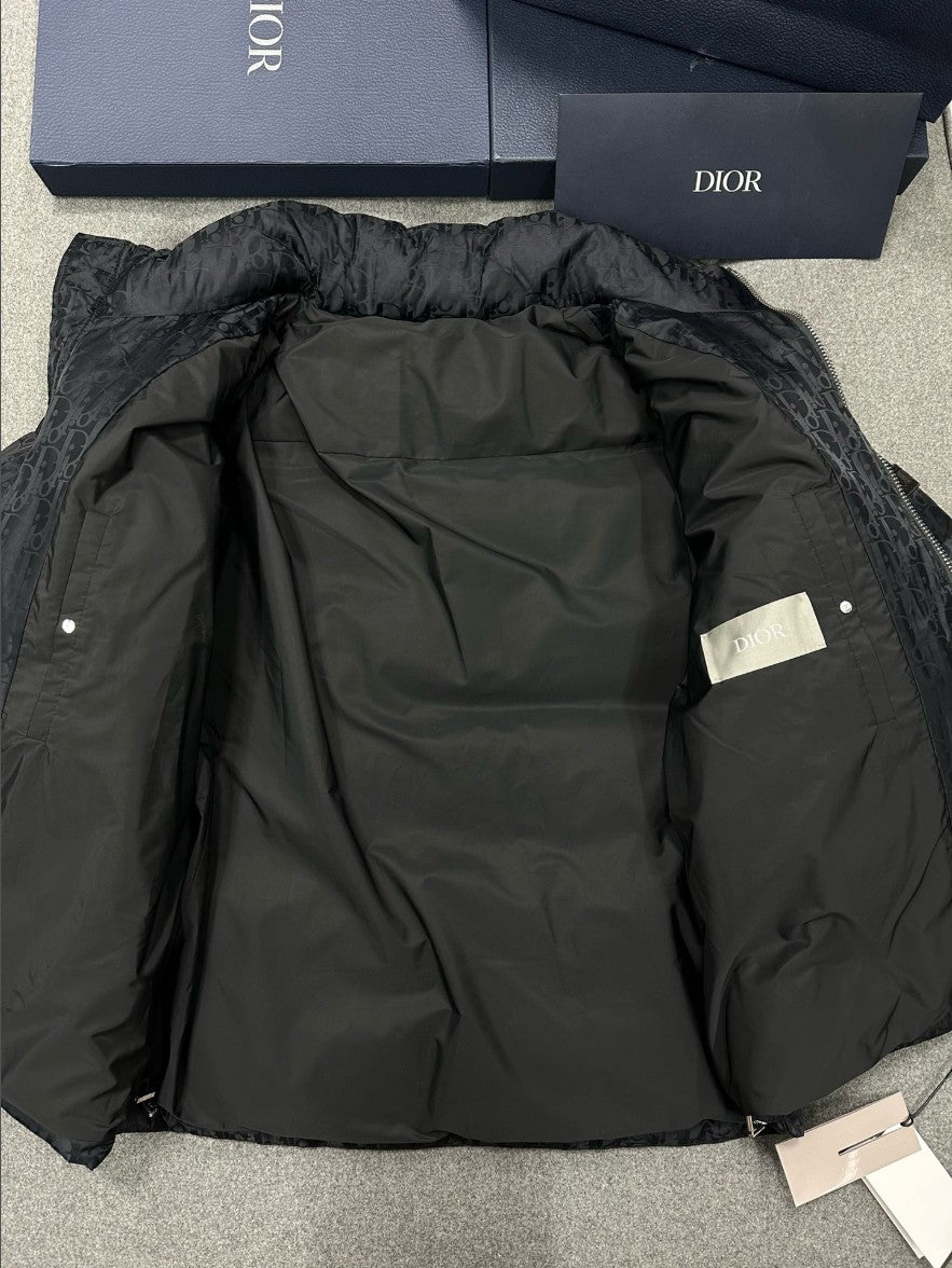 디올 오블리크 오버핏 패딩 점퍼