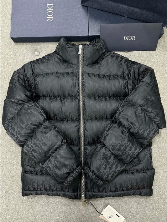 디올 오블리크 오버핏 패딩 점퍼