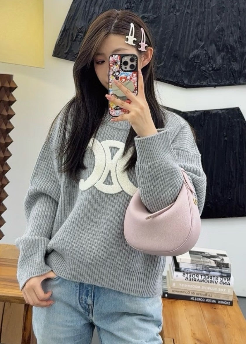 셀린느 여성 울 풀오버 니트