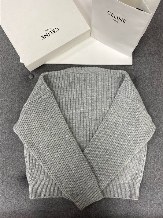 셀린느 여성 울 풀오버 니트