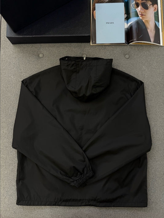 프라다 삼각 로고 후드 집업 자켓