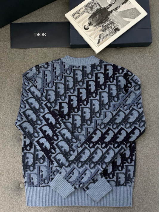 디올 그라데이션 오블리크 풀오버 니트