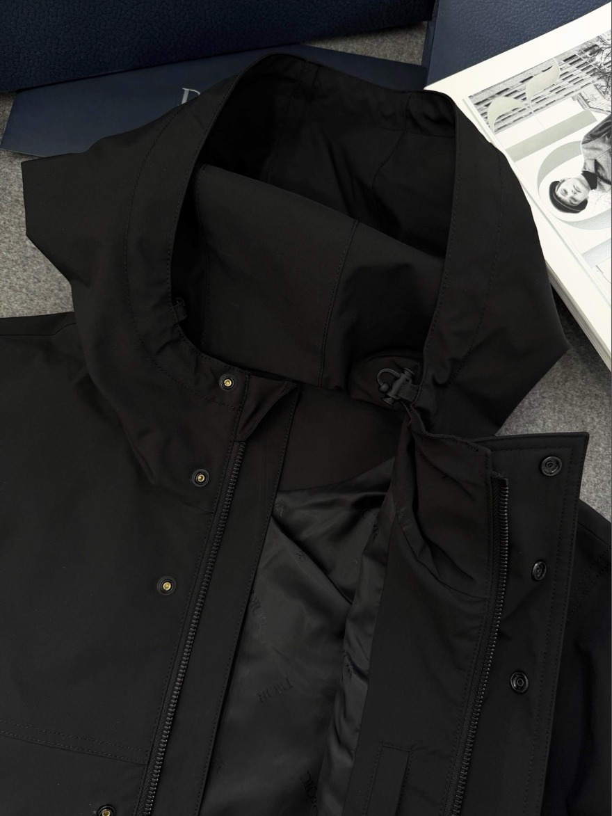 디올 자수 로고 후드 집업 자켓