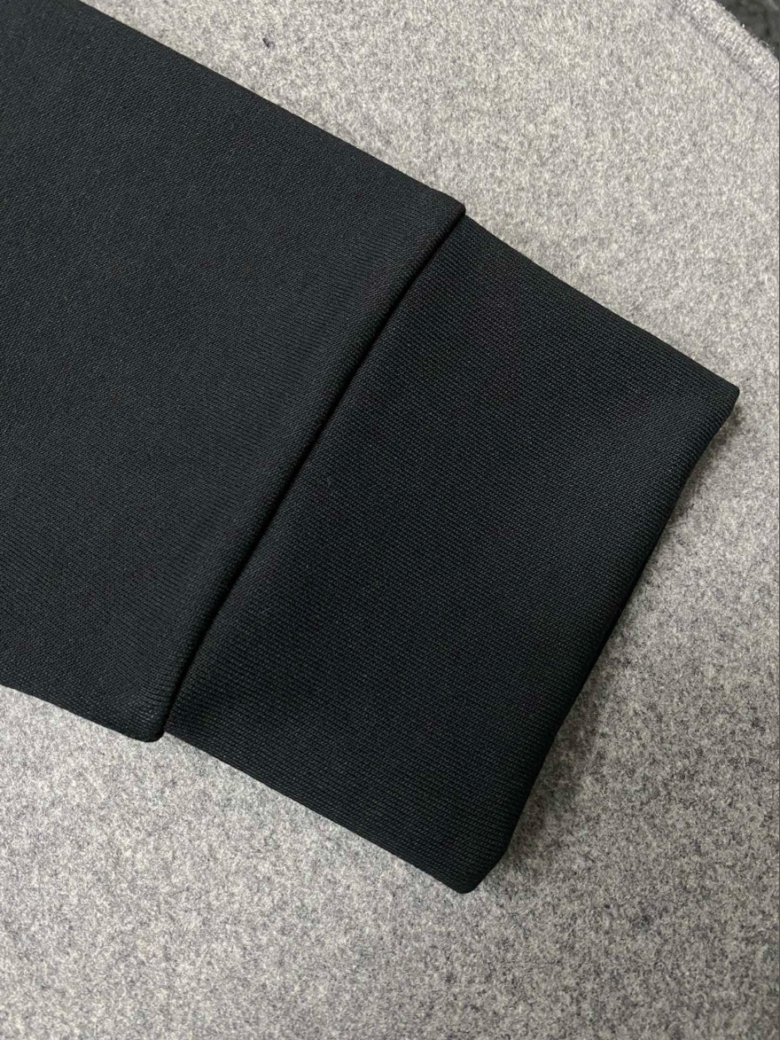 프라다 자수 레터링 로고 오버핏 후드티