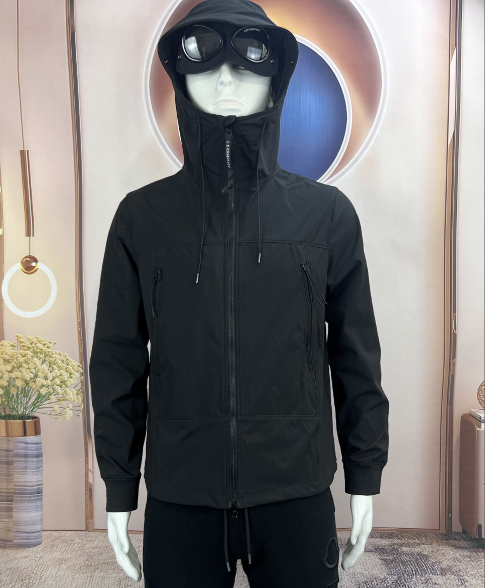 CP컴퍼니 Shell-R 고글 후드 집업 자켓