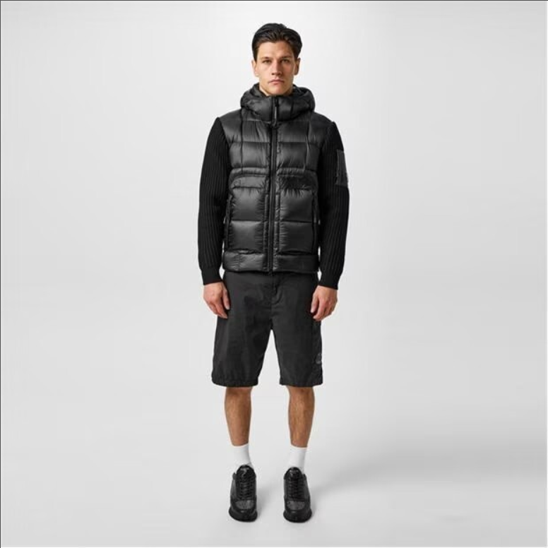 CP컴퍼니 울 니트 패딩 점퍼