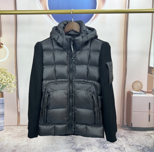 CP컴퍼니 울 니트 패딩 점퍼