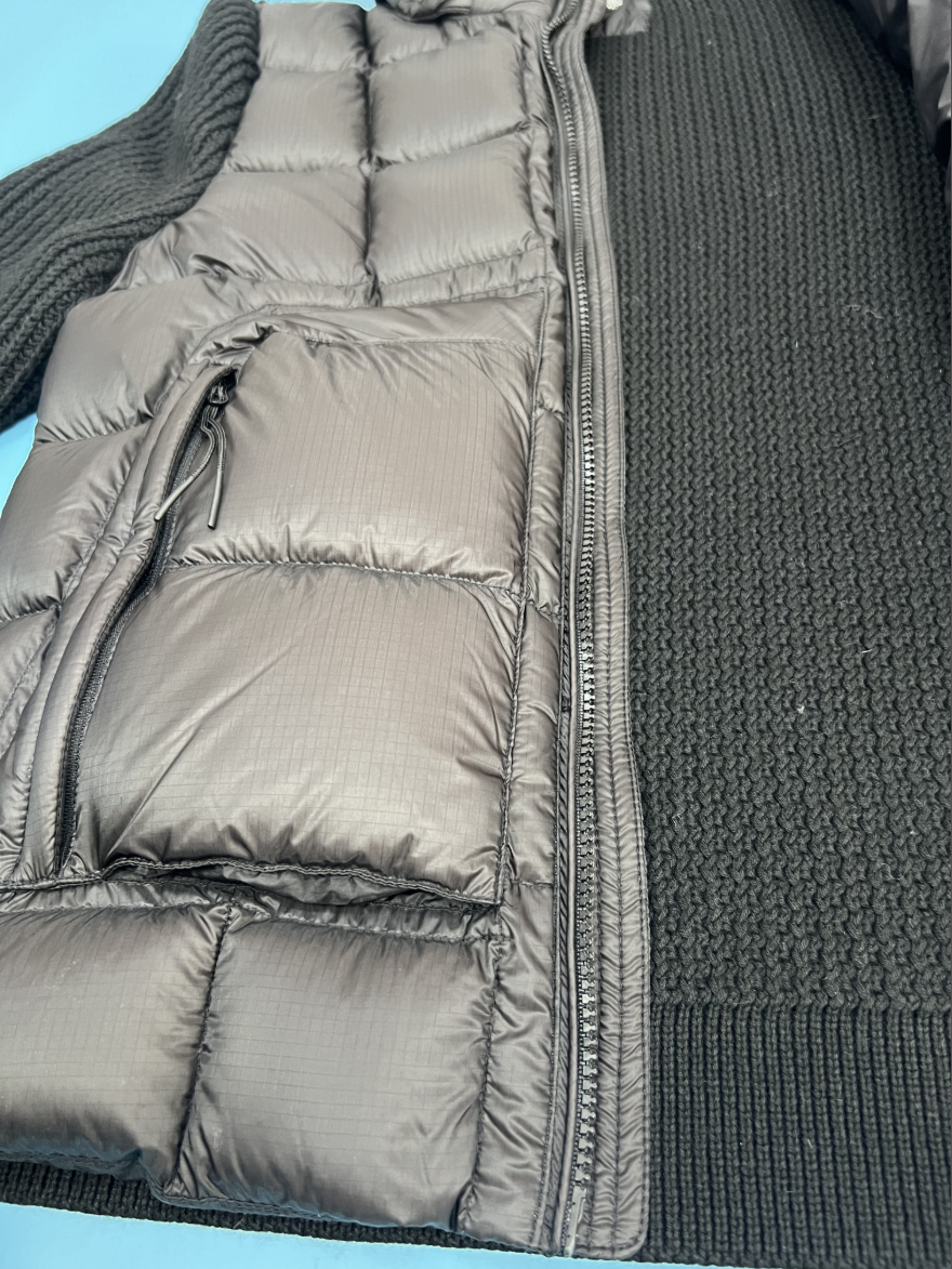 CP컴퍼니 울 니트 패딩 점퍼