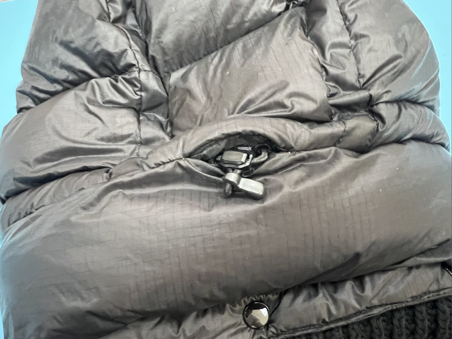 CP컴퍼니 울 니트 패딩 점퍼