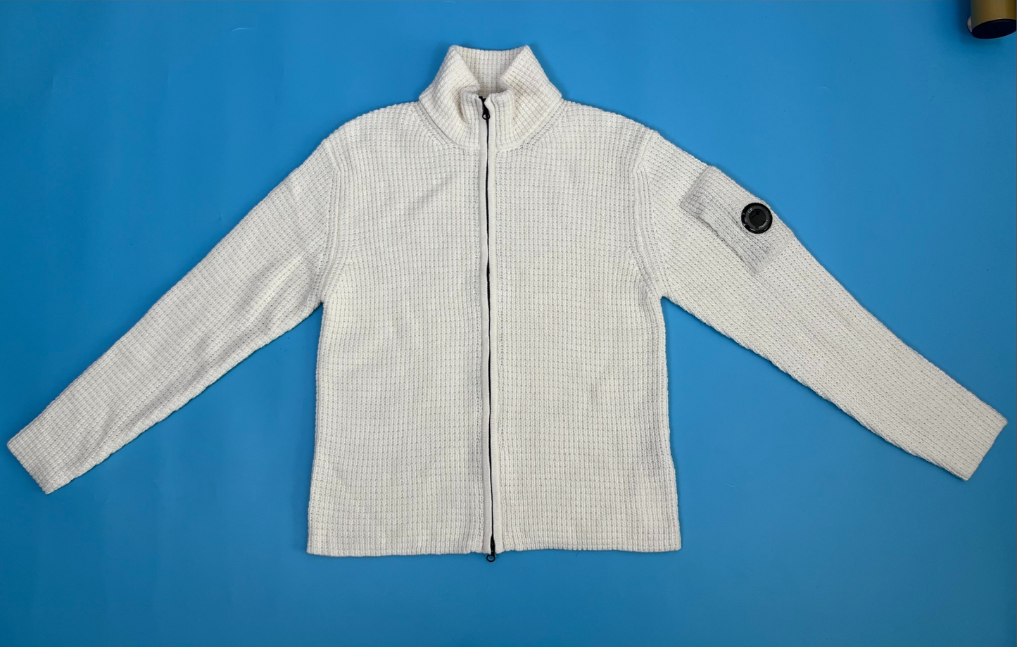 CP컴퍼니 하이넥 니트 집업