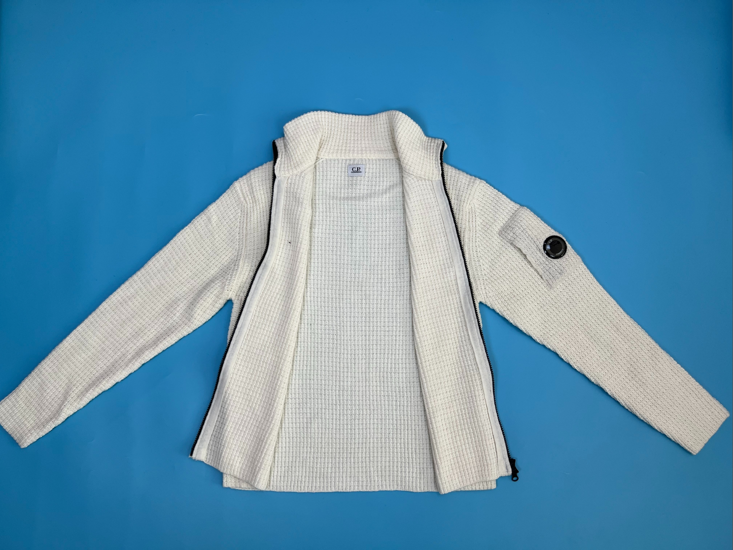 CP컴퍼니 하이넥 니트 집업