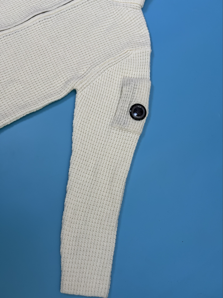 CP컴퍼니 하이넥 니트 집업