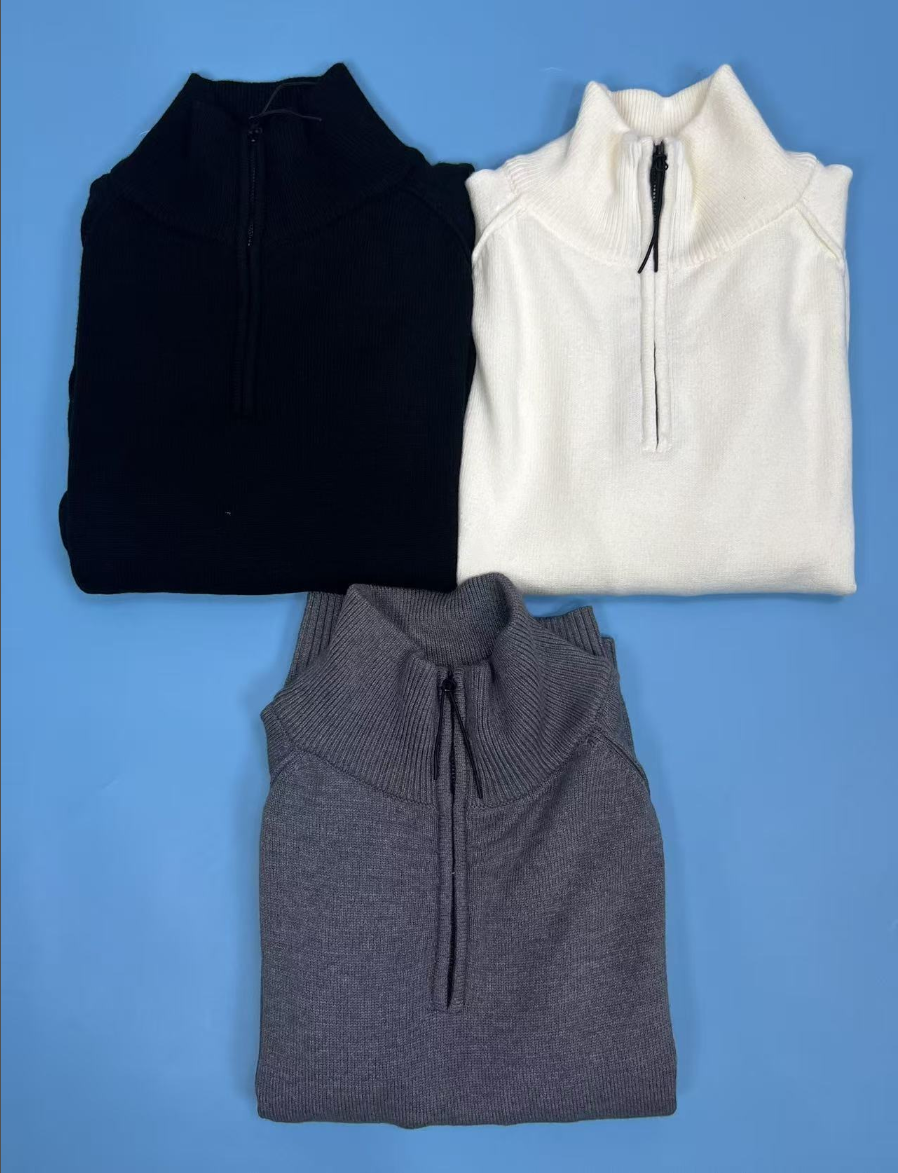 CP컴퍼니 반집업 니트