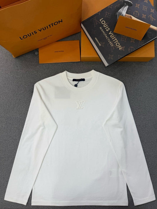 루이비통 LV 엠보 로고 긴팔티