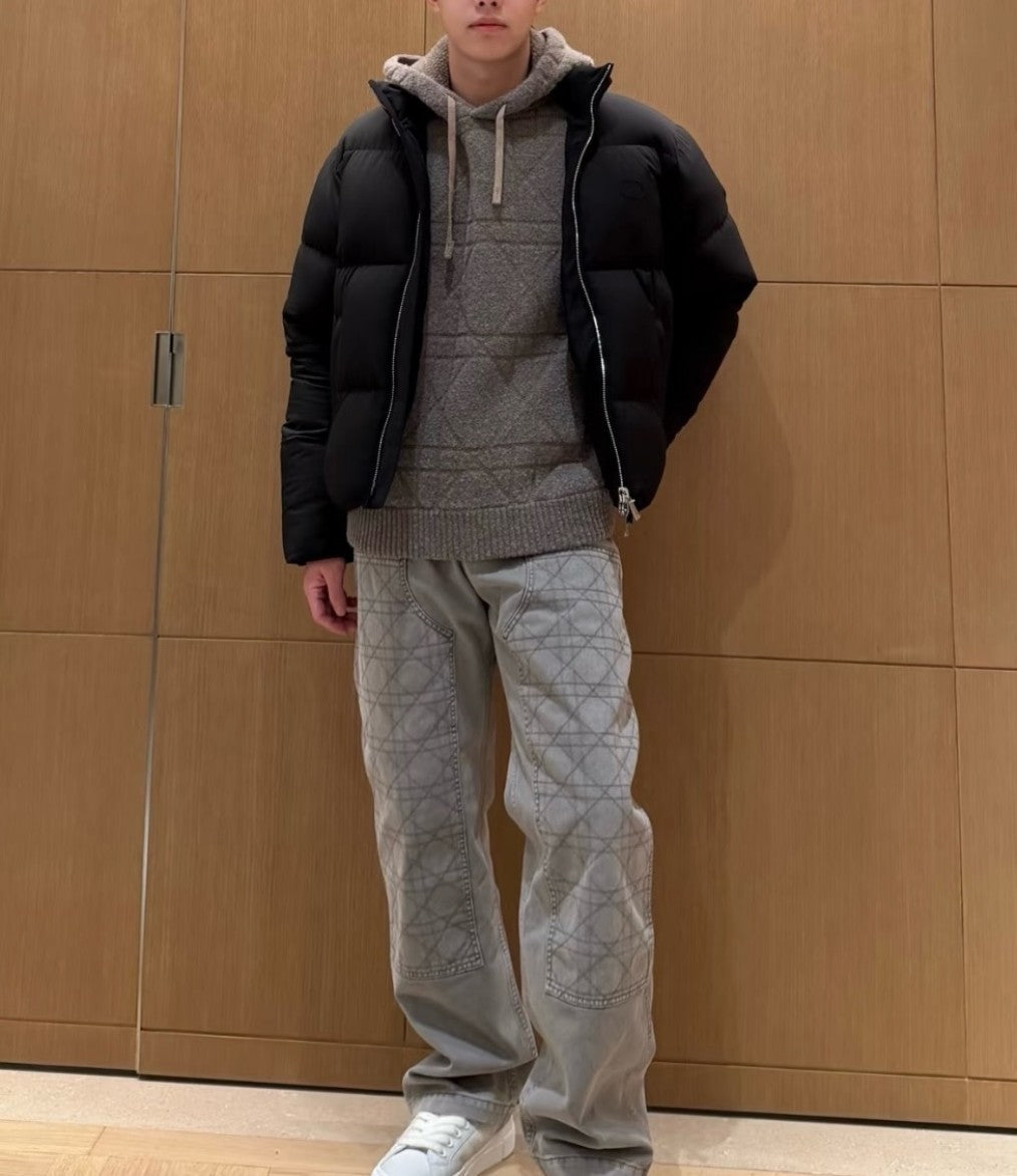 디올 CD 로고 구스 다운 패딩 점퍼