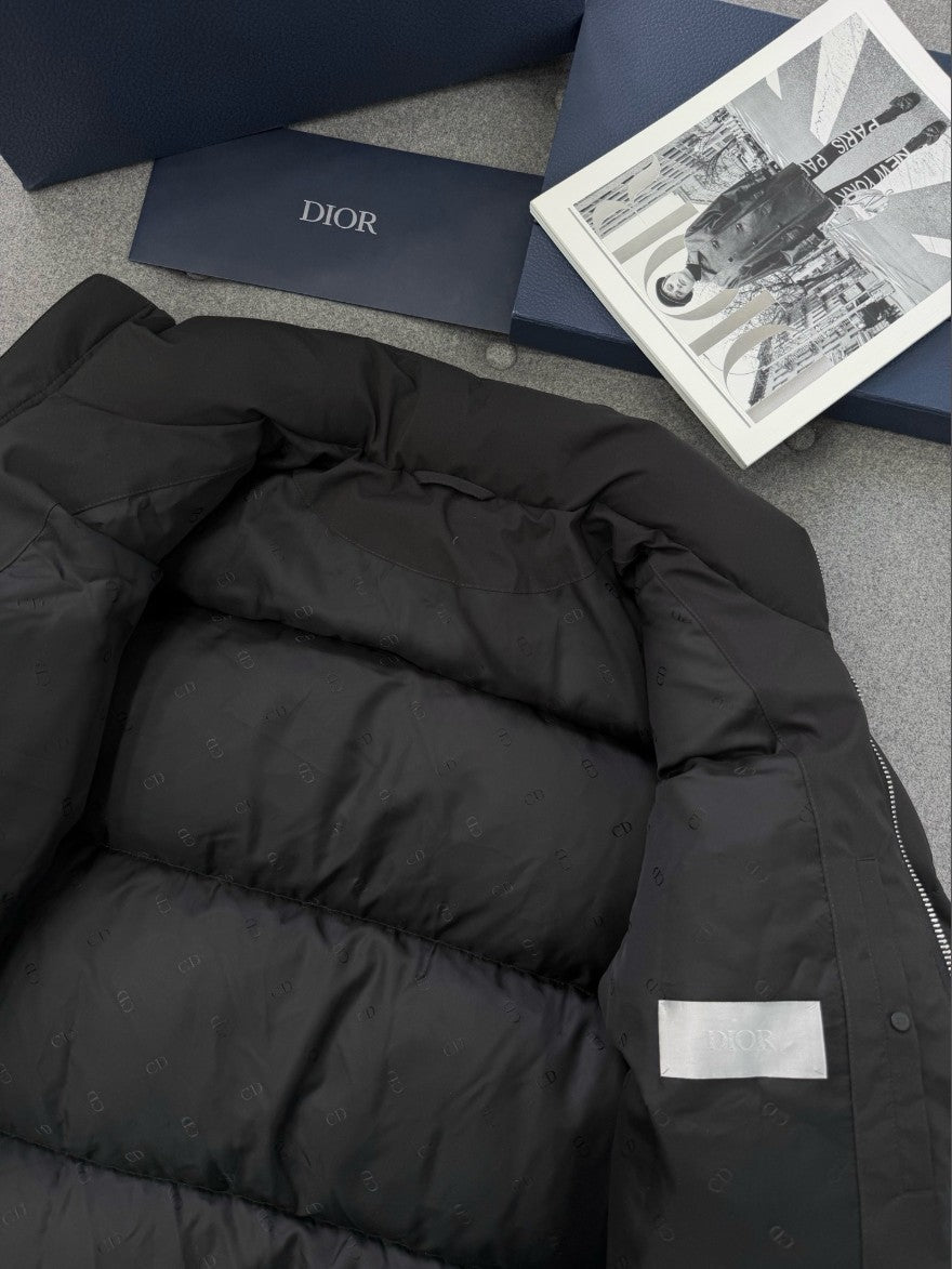 디올 CD 로고 구스 다운 패딩 점퍼