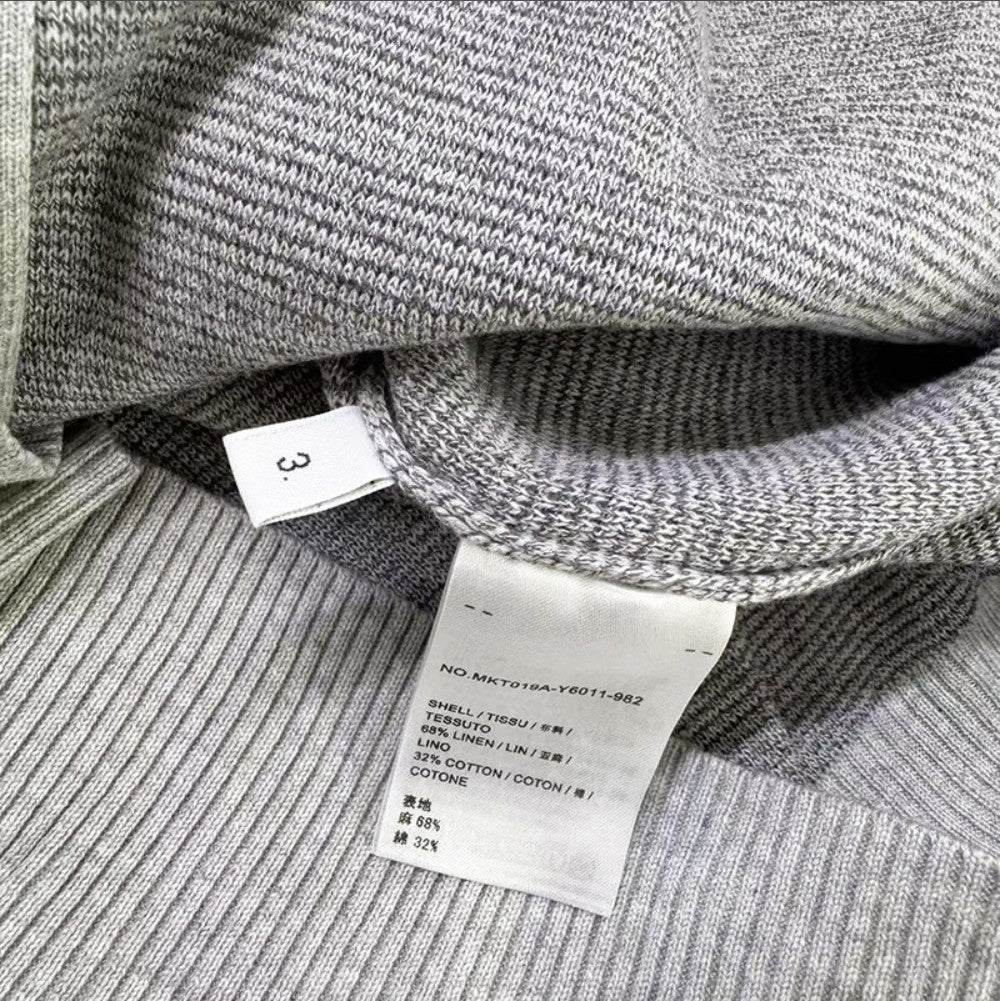 톰브라운 사선 완장 릴렉스드 후드 집업