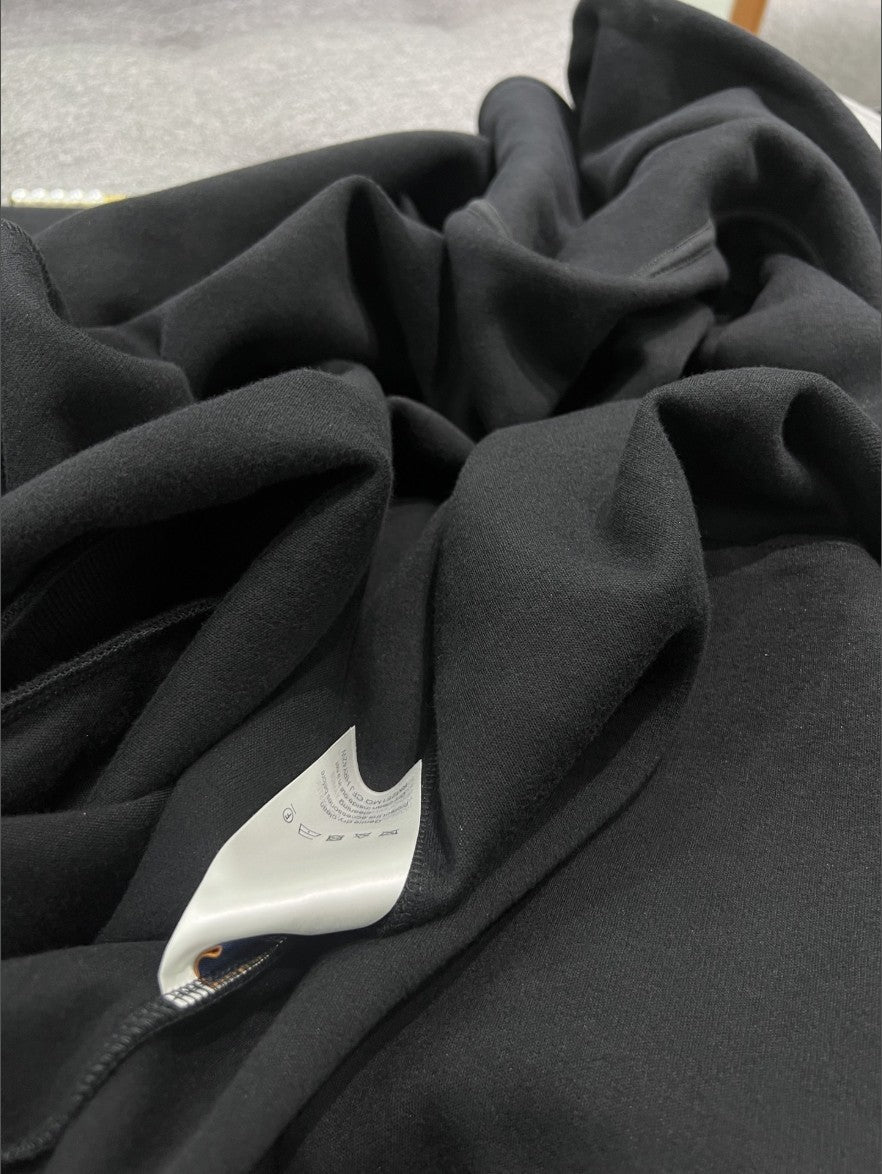 루이비통 자수 로고 진주 팬던트 후드 집업