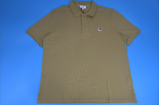 메종키츠네 클래식 폭스 로고 카라 반팔티