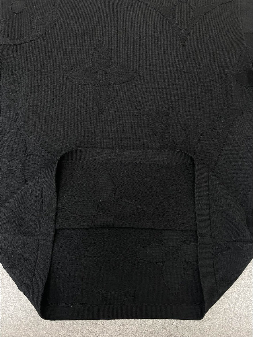 루이비통 LV 입체 로고 니트 반팔티