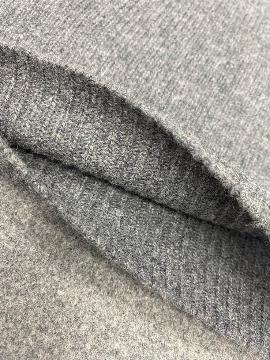 프라다 여성 캐시미어 크롭 반팔 니트