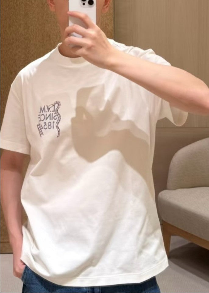 루이비통 스네이크 프린트 반팔티