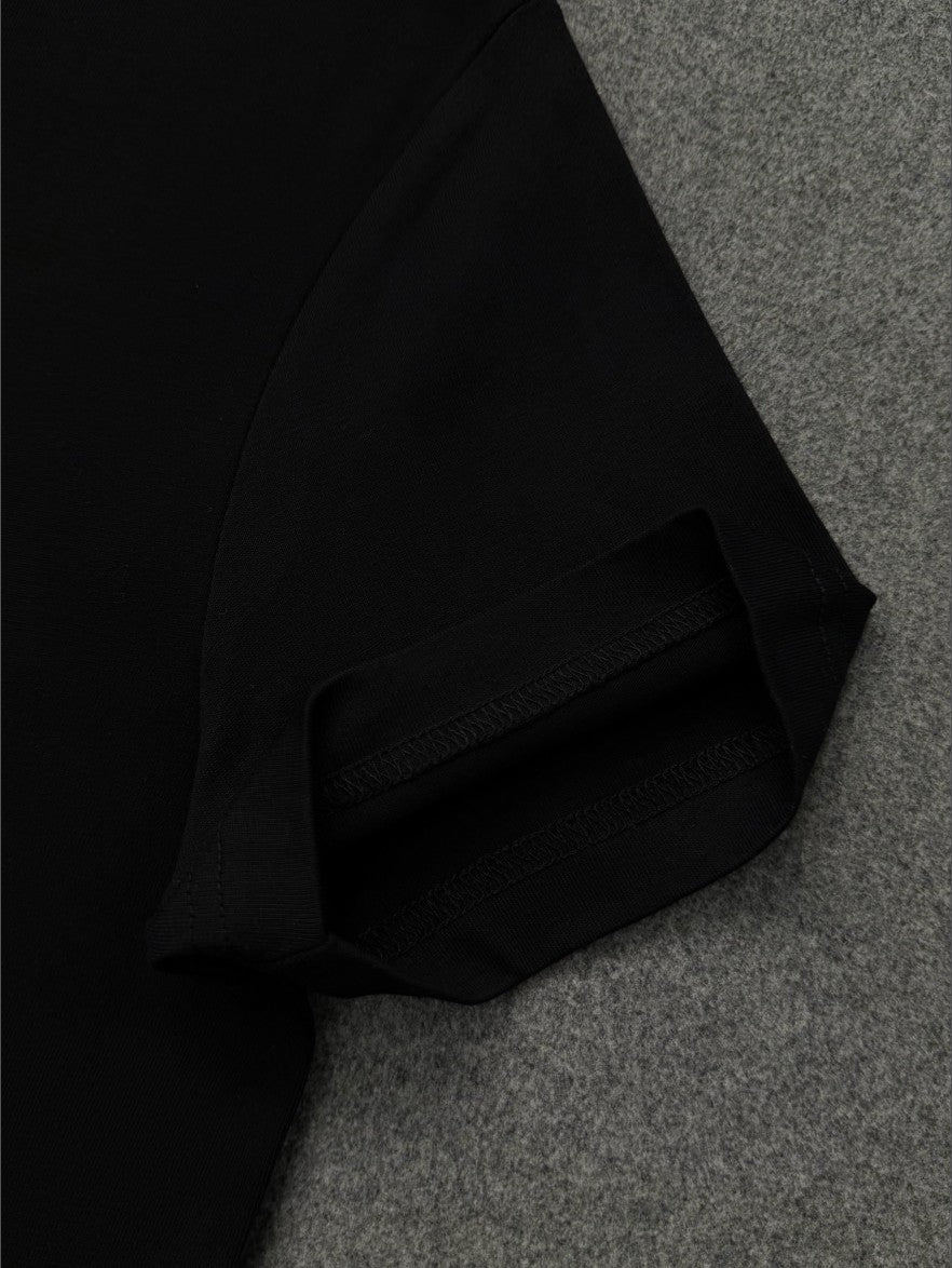 디올 클로버 자수 로고 반팔티