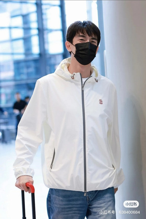 브루넬로 쿠치넬리 후드 집업 자켓