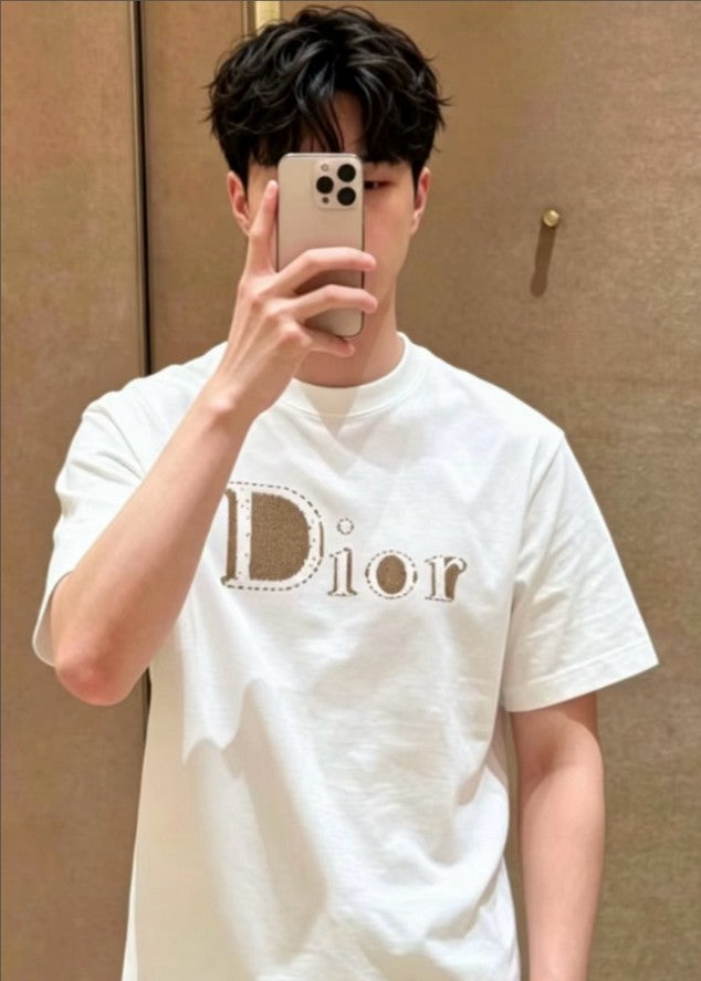 디올 빅 로고 반팔티