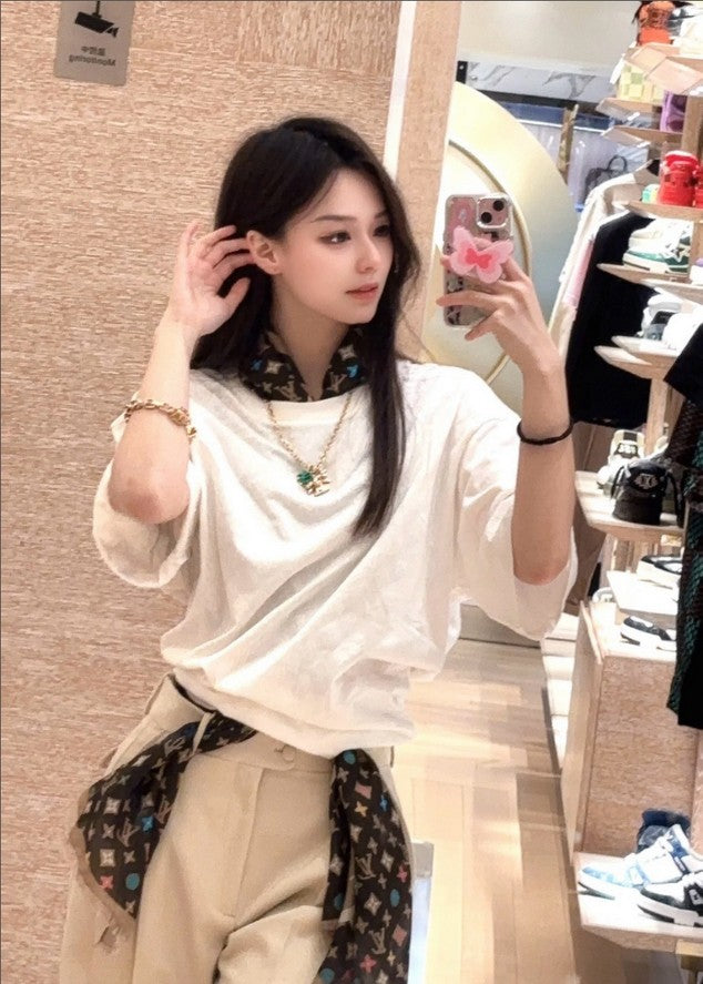 루이비통 LV 자카드 반팔티