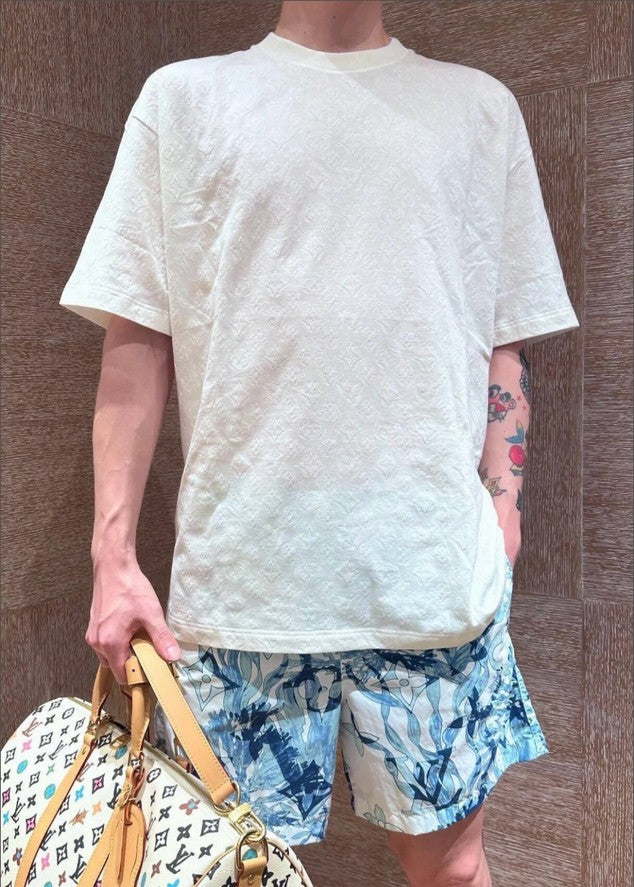 루이비통 LV 자카드 반팔티