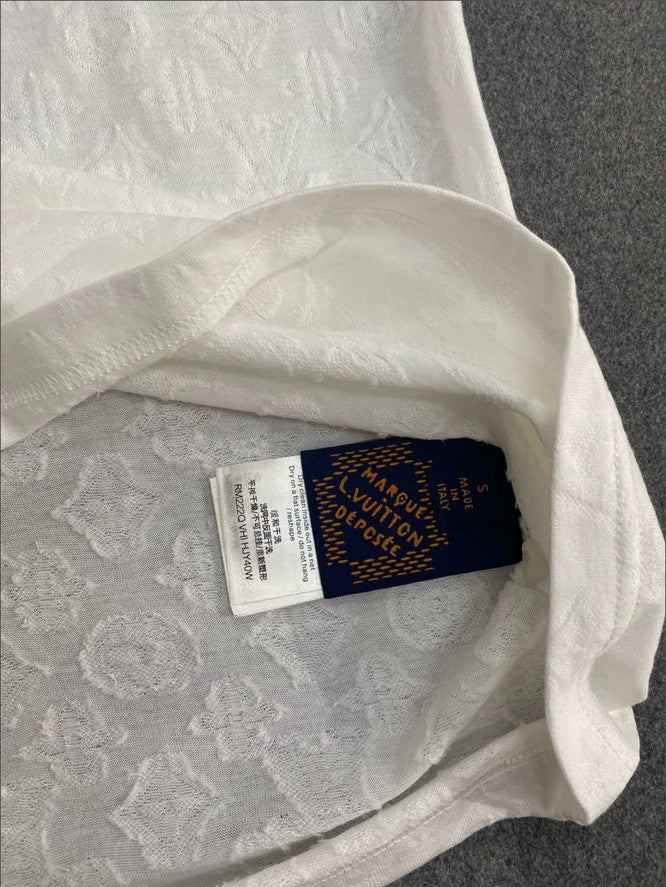 루이비통 LV 자카드 반팔티
