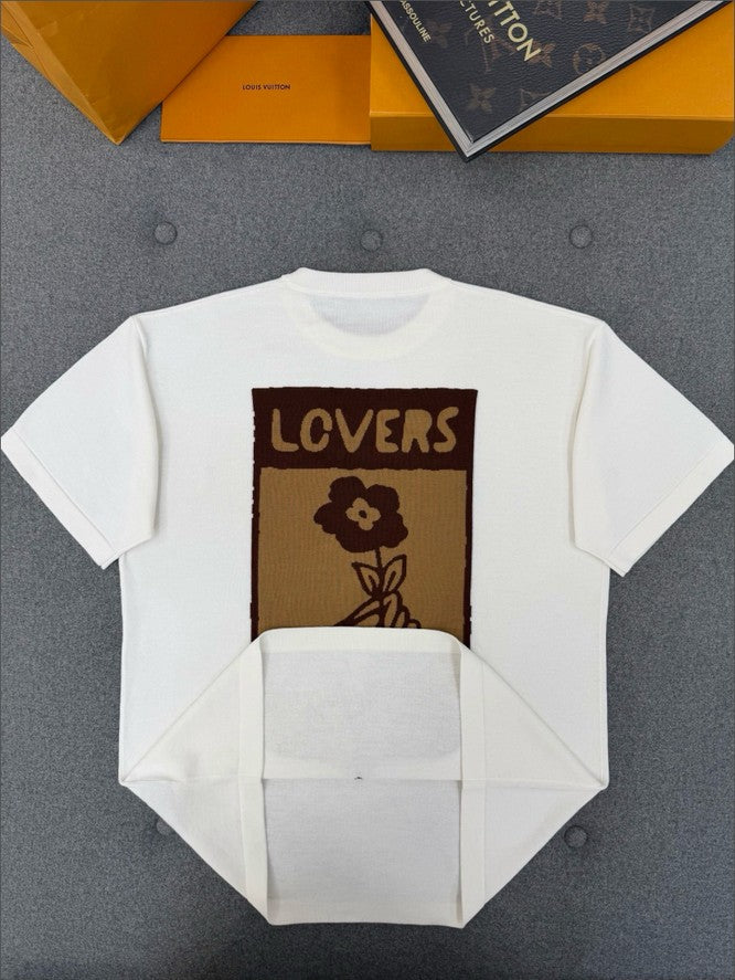 루이비통 TRUNK LOVERS 니트 반팔티