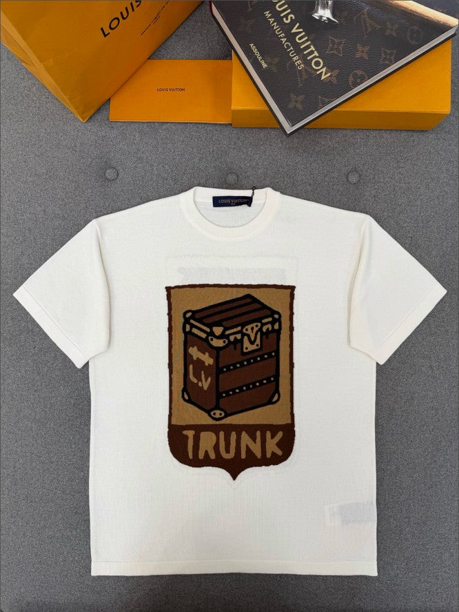 루이비통 TRUNK LOVERS 니트 반팔티