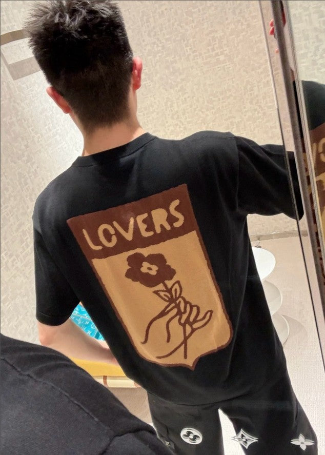 루이비통 TRUNK LOVERS 니트 반팔티