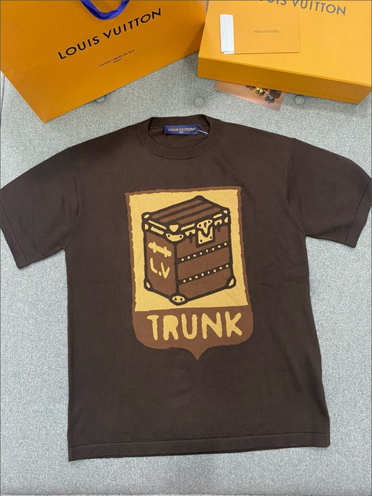 루이비통 TRUNK LOVERS 니트 반팔티