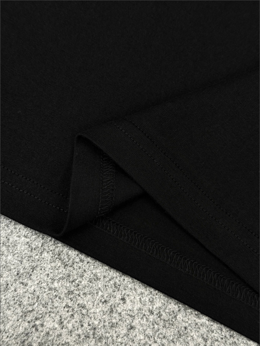 디올 꿀벌 자수 로고 라운드 반팔티