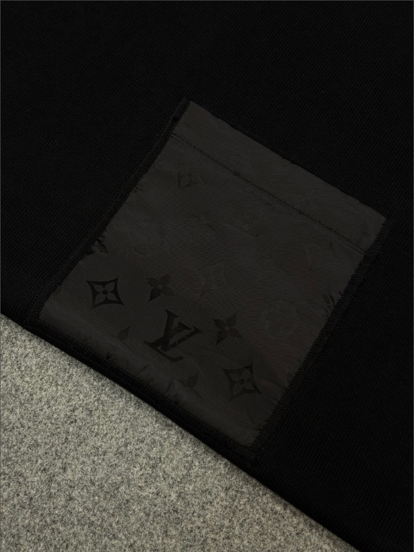 루이비통 LV 패치 니트 반팔티