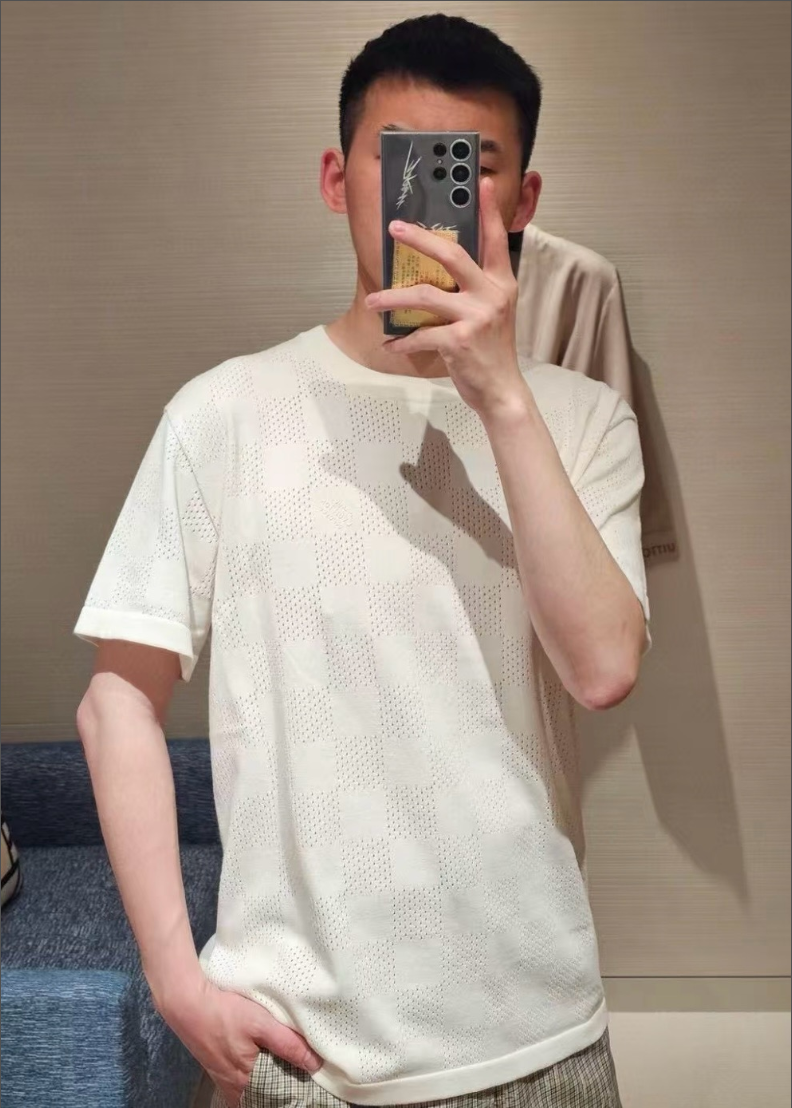 루이비통 LV 메쉬 니트 반팔티