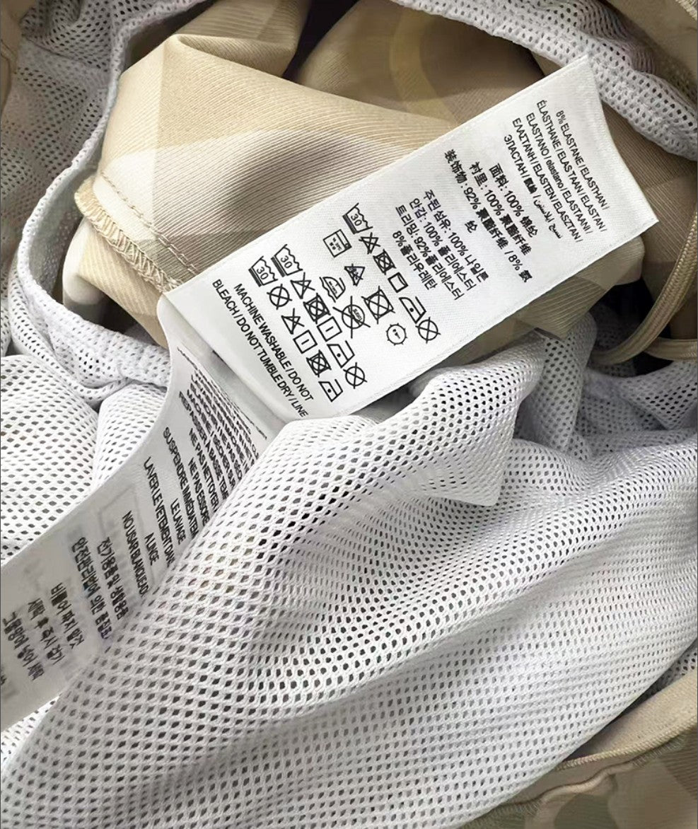 버버리 트윌 체크 반바지