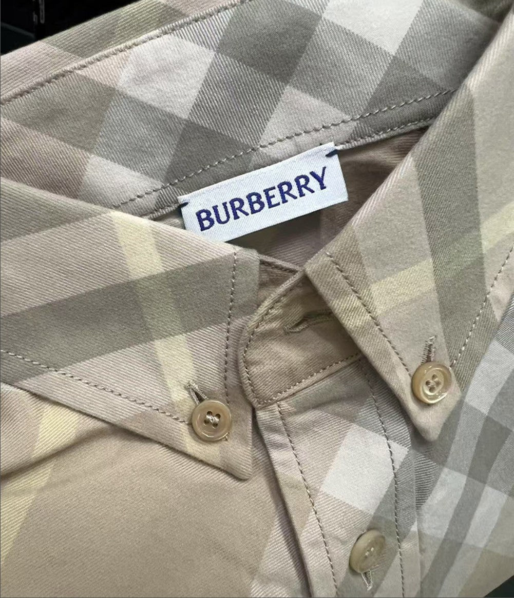 버버리 트윌 체크 남방 셔츠