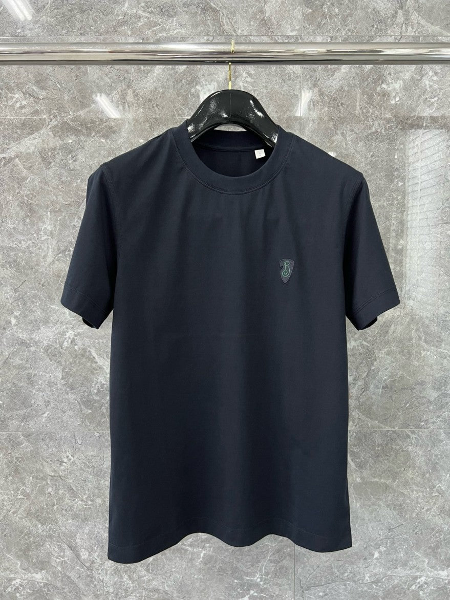 버버리 자수 로고 사이드 스티치 반팔티