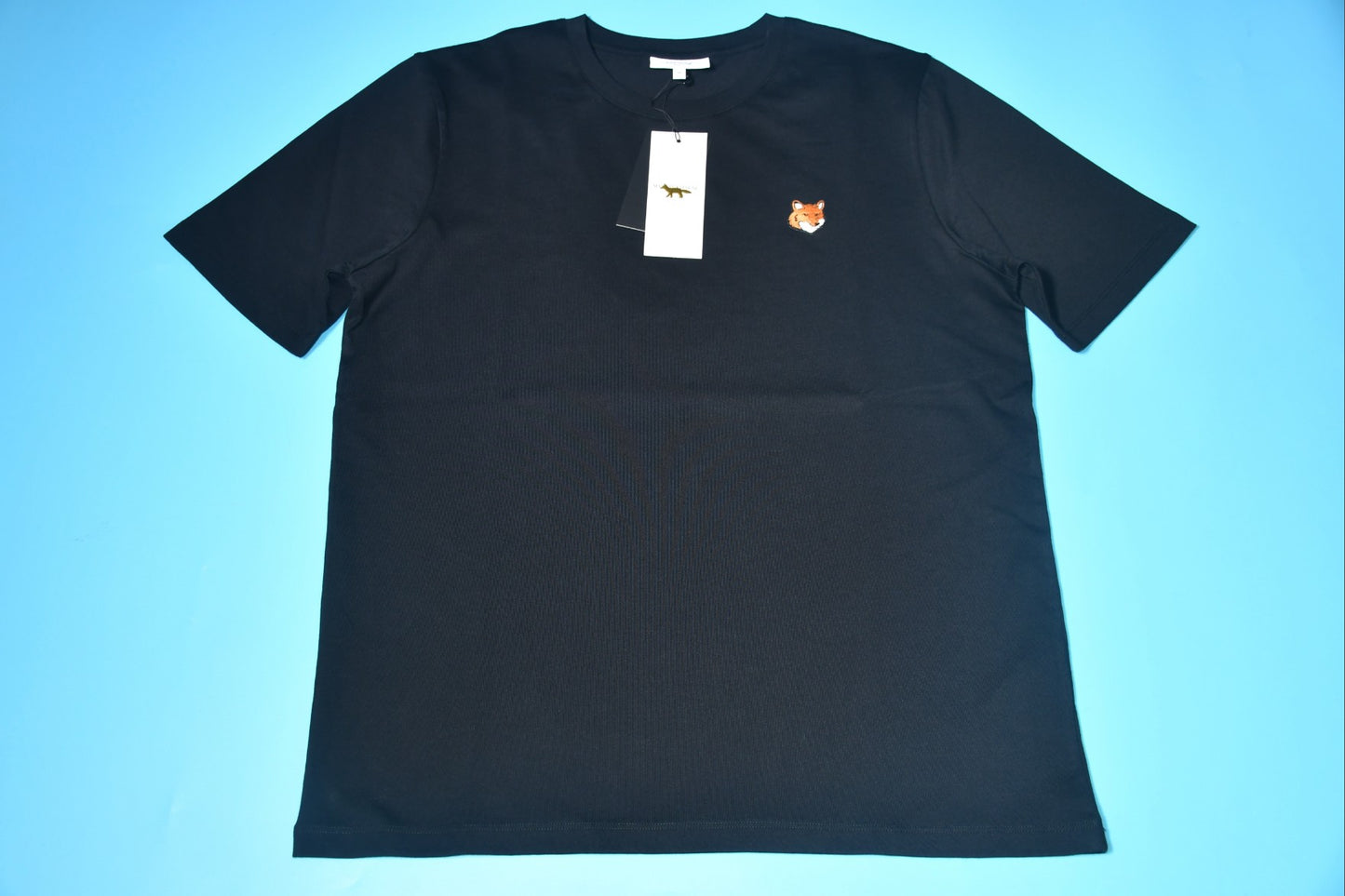 메종키츠네 싱글 헤드 로고 반팔티