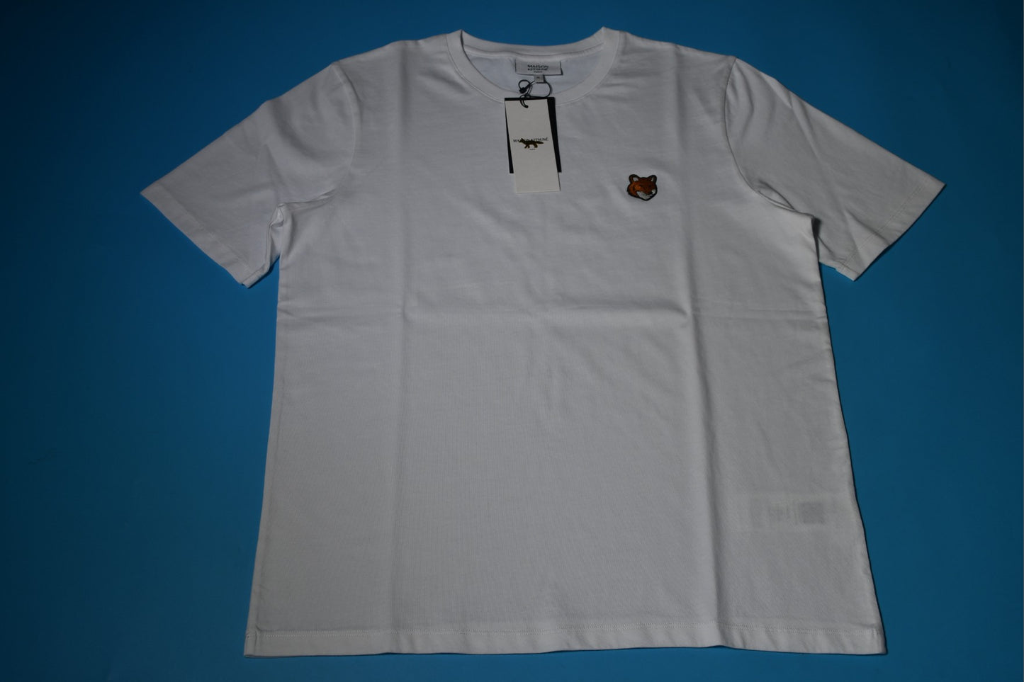 메종키츠네 싱글 헤드 로고 반팔티